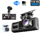 3-Channel Dash Cam For Cars Front & Inside & Rear Recording, 1080P HD Loop Recording, Car DVR Black- Box With 2 Inch IPS Screen, Car Accessories 3-Channel Dash Cam For Cars Front & Inside & Rear Recording, 1080P HD Loop Recording, Car DVR Black- Box With 2 Inch IPS Screen, Car Accessories