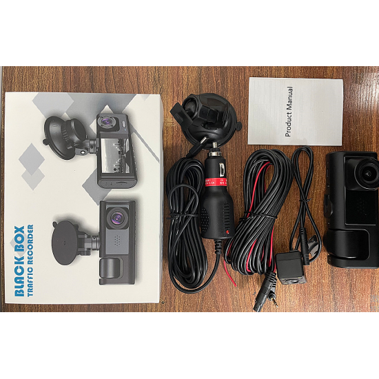 3-Channel Dash Cam For Cars Front & Inside & Rear Recording, 1080P HD Loop Recording, Car DVR Black- Box With 2 Inch IPS Screen, Car Accessories 3-Channel Dash Cam For Cars Front & Inside & Rear Recording, 1080P HD Loop Recording, Car DVR Black- Box With 2 Inch IPS Screen, Car Accessories
