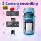 Dash Cam 1080P HD Triple-Lens Recording 3-Cam DVR Night Vision Wi-Fi Car Camera with 32G Card Dash Cam 1080P HD Triple-Lens Recording 3-Cam DVR Night Vision Wi-Fi Car Camera with 32G Card