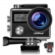 Campark X20C Action Camera Native 4K Ultra HD 20MP with EIS Stablization Touch Screen 