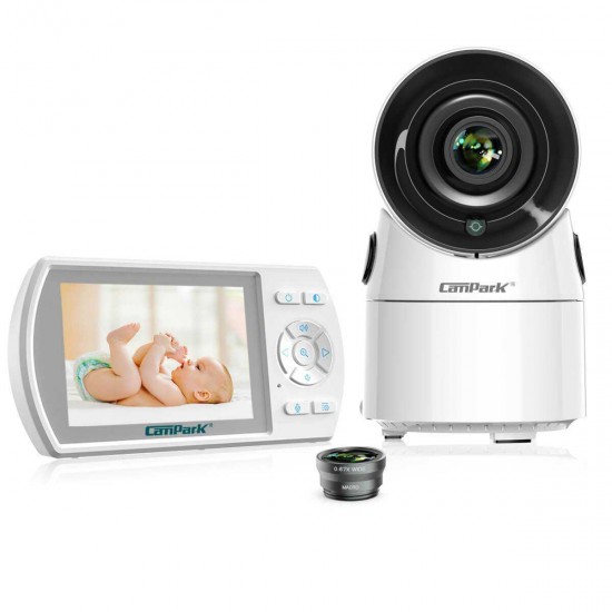 Campark BM30 3.5 inch Screen Wireless Baby Monitor with Camera