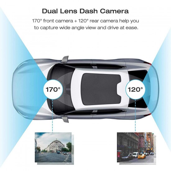 Campark R5 Video Streaming Rearview Mirror Dual 1080P Touch Screen Dash Cam and Backup Camera Campark R5 Video Streaming Rearview Mirror Dual 1080P Touch Screen Dash Cam and Backup Camera