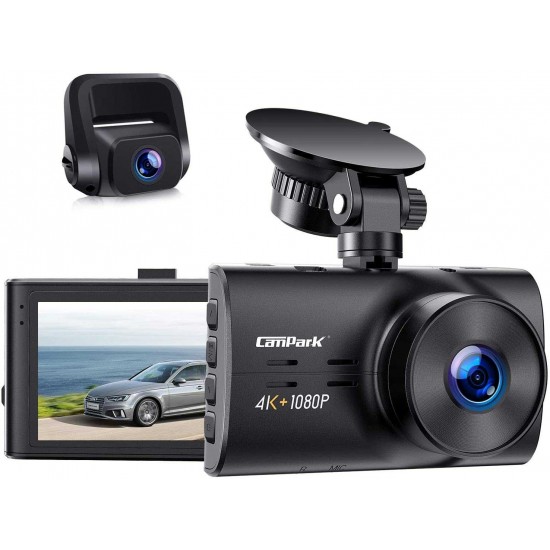 Campark DC30 Dual Dash Cam Native 4K&1080P Front and Rear Car Camera Campark DC30 Dual Dash Cam Native 4K&1080P Front and Rear Car Camera