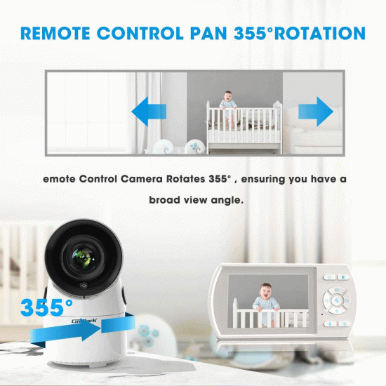 Campark BM30 3.5 inch Screen Wireless Baby Monitor with Camera Campark BM30 3.5 inch Screen Wireless Baby Monitor with Camera