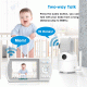 Campark BM30 3.5 inch Screen Wireless Baby Monitor with Camera