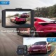 Campark DC20 Dash Cam Front and Rear Dual 1080P Car Camera with 340° Wide Angle Recording                  