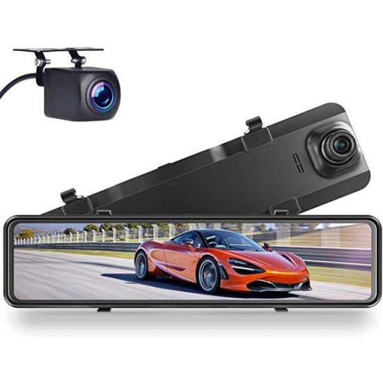 Campark R12 2.5K Mirror Dash Cam for Cars 12 inch GPS Voice Control Rear View Dual Lens Dash Camera Campark R12 2.5K Mirror Dash Cam for Cars 12 inch GPS Voice Control Rear View Dual Lens Dash Camera
