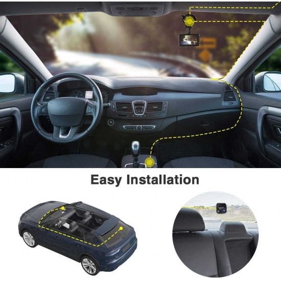 Campark DC30 Dual Dash Cam Native 4K&1080P Front and Rear Car Camera Campark DC30 Dual Dash Cam Native 4K&1080P Front and Rear Car Camera