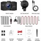 Campark DC02 Dash Cam Front and Rear Full HD Dual Dashboard Camera for Cars with 3 Inches Screen Campark DC02 Dash Cam Front and Rear Full HD Dual Dashboard Camera for Cars with 3 Inches Screen