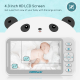 Campark BM40 Smart Night Vision 4.3 inch Split Screen Video Baby Monitor Campark BM40 Smart Night Vision 4.3 inch Split Screen Video Baby Monitor