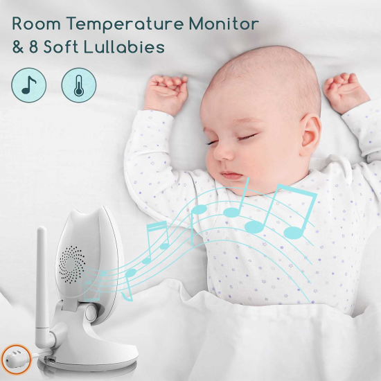 Campark BM40 Smart Night Vision 4.3 inch Split Screen Video Baby Monitor Campark BM40 Smart Night Vision 4.3 inch Split Screen Video Baby Monitor