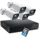 Campark W504 5MP 8-Channel NVR 4pcs Wired IP Camera PoE Home Security Camera System