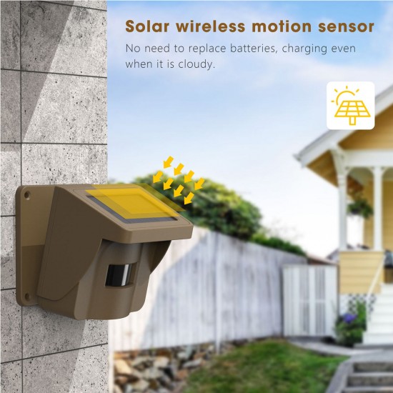 Campark W10 Driveway Alarm Outdoor Motion Sensor Security System Campark W10 Driveway Alarm Outdoor Motion Sensor Security System