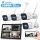 Campark W400 1080P 8CH NVR 4Pcs Wireless Security Camera System With 12 inch LCD Monitor