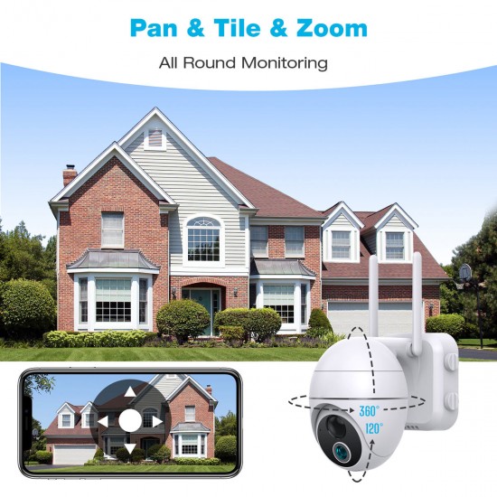 Campark AP50 Wireless Battery Powered PTZ Security Camera Campark AP50 Wireless Battery Powered PTZ Security Camera