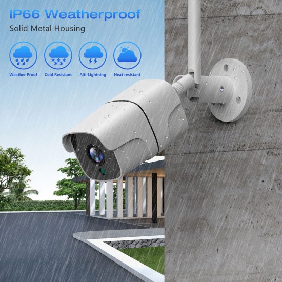 Campark W300 4Pcs 1080P WiFi Wireless Outdoor/Indoor Security Camera System Campark W300 4Pcs 1080P WiFi Wireless Outdoor/Indoor Security Camera System