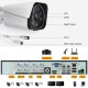 Campark W208 8CH 1080P Lite Wired DVR Security Cameras System with 3TB Hard Drive