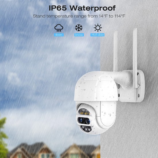 Campark AP30 2MP Dual Lens WiFi PTZ Security Camera Campark AP30 2MP Dual Lens WiFi PTZ Security Camera