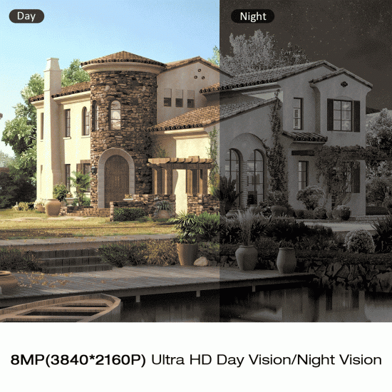 Campark W500 4K 4pcs 8MP Wired PoE Security Camera System with 3TB Hard Drive Campark W500 4K 4pcs 8MP Wired PoE Security Camera System with 3TB Hard Drive