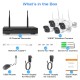 Campark W300 4Pcs 1080P WiFi Wireless Outdoor/Indoor Security Camera System Campark W300 4Pcs 1080P WiFi Wireless Outdoor/Indoor Security Camera System