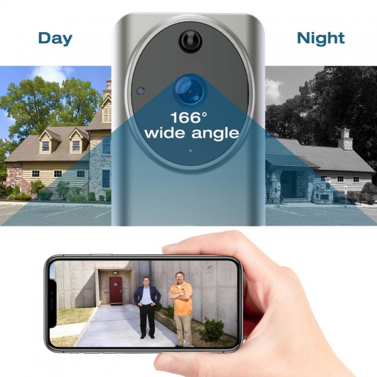 Campark DB20 WiFi Video Doorbell Camera with Night Vision Campark DB20 WiFi Video Doorbell Camera with Night Vision