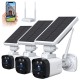 Campark SC02 3MP Solar Powered Wireless Outdoor Security Camera System with Base Station Campark SC02 3MP Solar Powered Wireless Outdoor Security Camera System with Base Station
